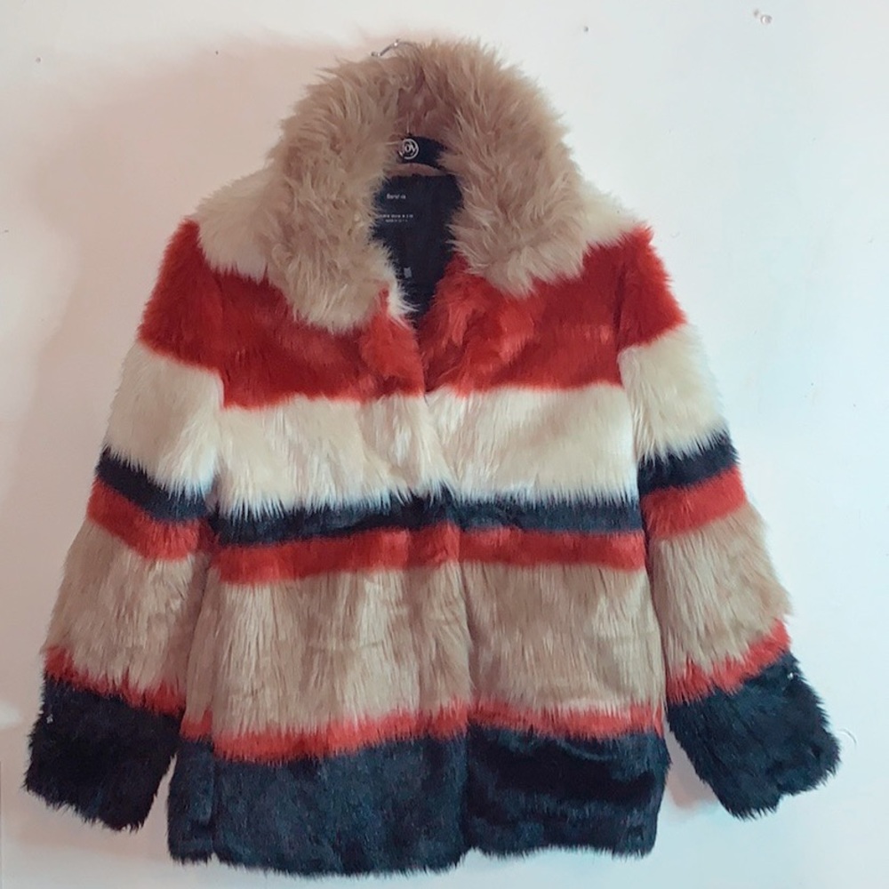 Faux Furr Bershka Coat